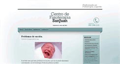 Desktop Screenshot of fisioterapiasanjuan.com