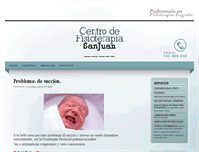 Tablet Screenshot of fisioterapiasanjuan.com